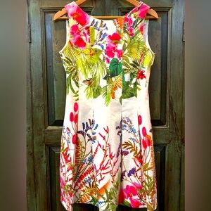 Zara Basic Botanical Dress